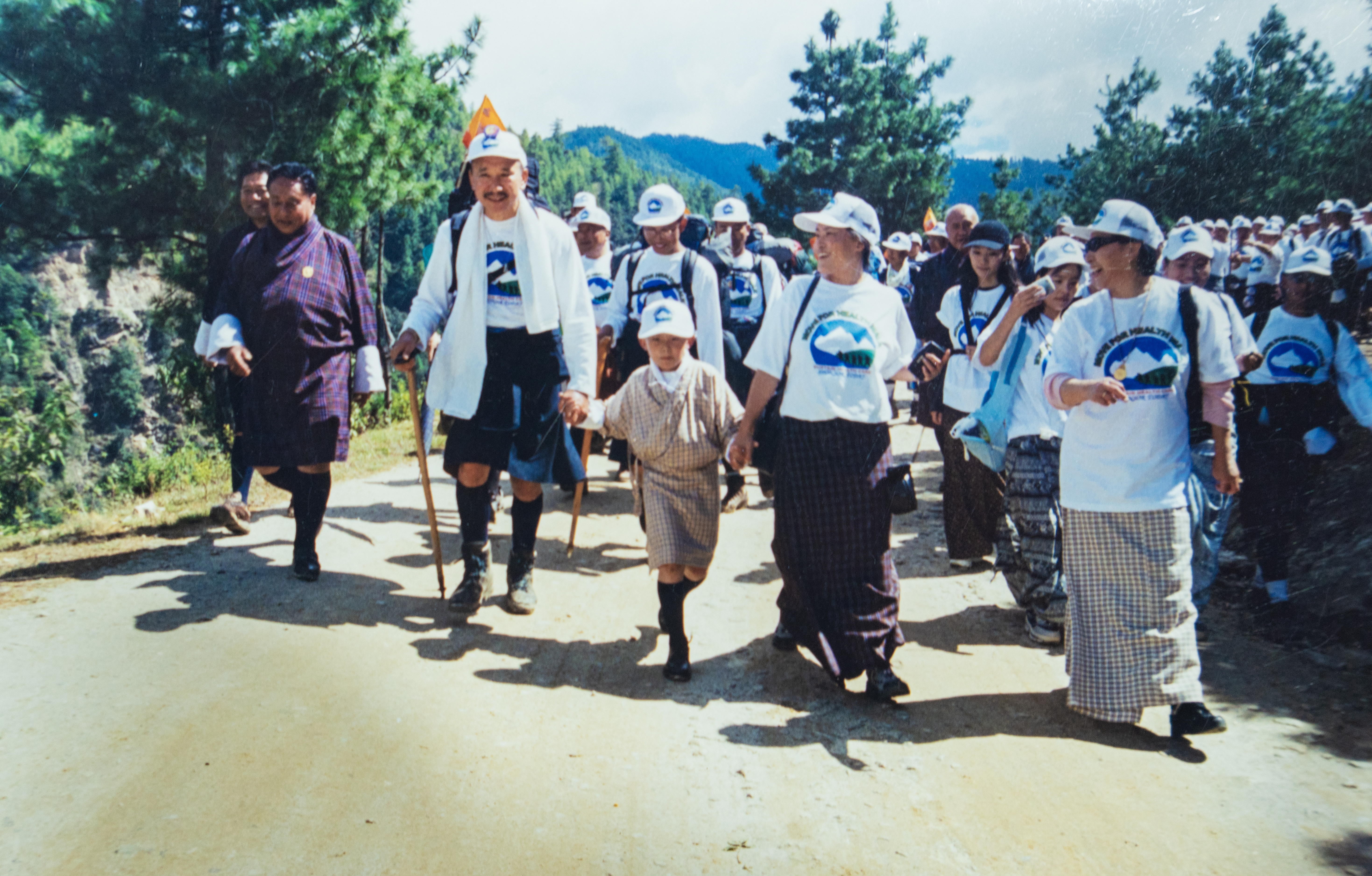 Approaching the final stretch of the 560-kilometre walk